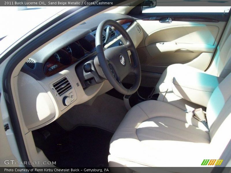 Sand Beige Metallic / Cocoa/Cashmere 2011 Buick Lucerne CXL