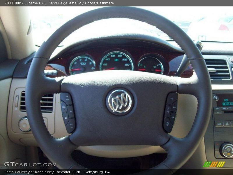 Sand Beige Metallic / Cocoa/Cashmere 2011 Buick Lucerne CXL