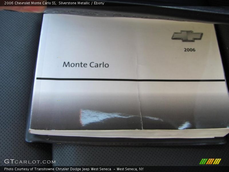 Silverstone Metallic / Ebony 2006 Chevrolet Monte Carlo SS