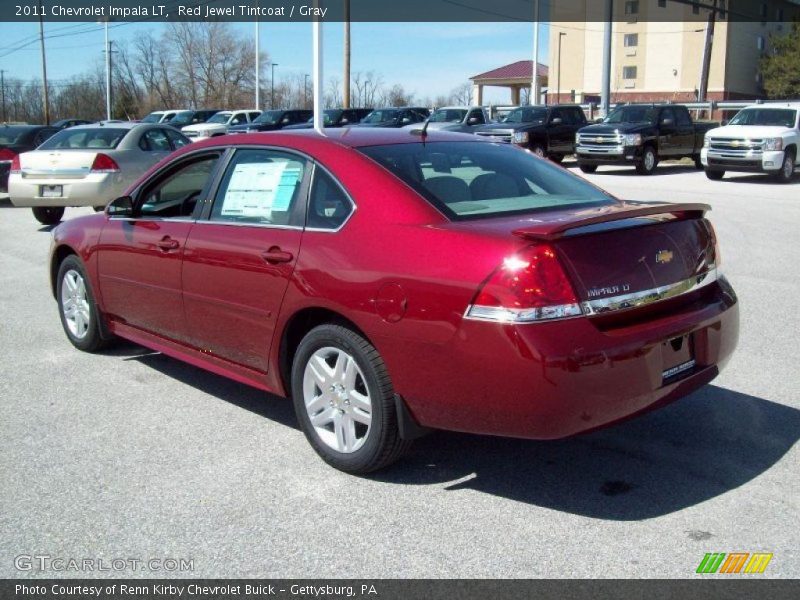 Red Jewel Tintcoat / Gray 2011 Chevrolet Impala LT