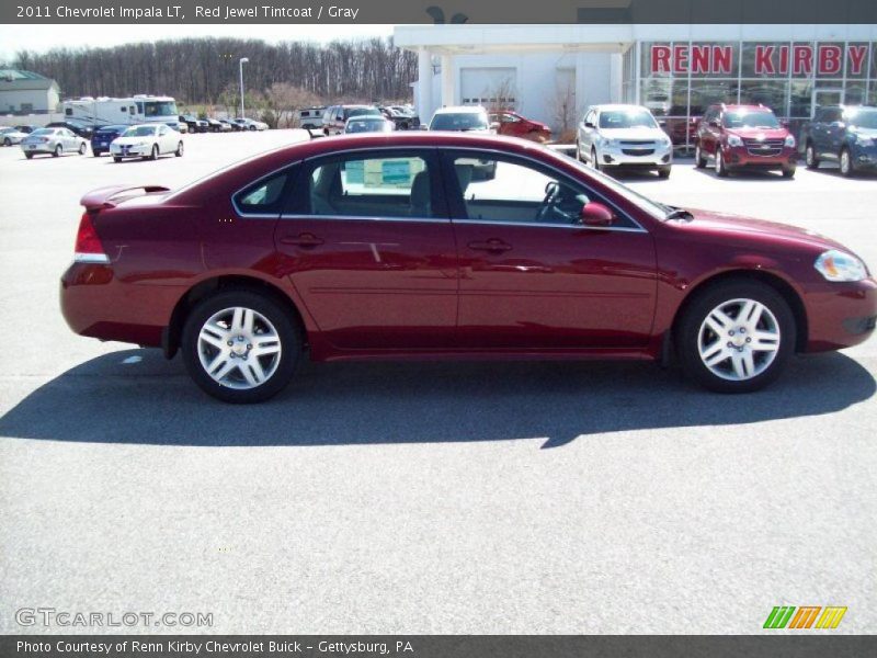 Red Jewel Tintcoat / Gray 2011 Chevrolet Impala LT