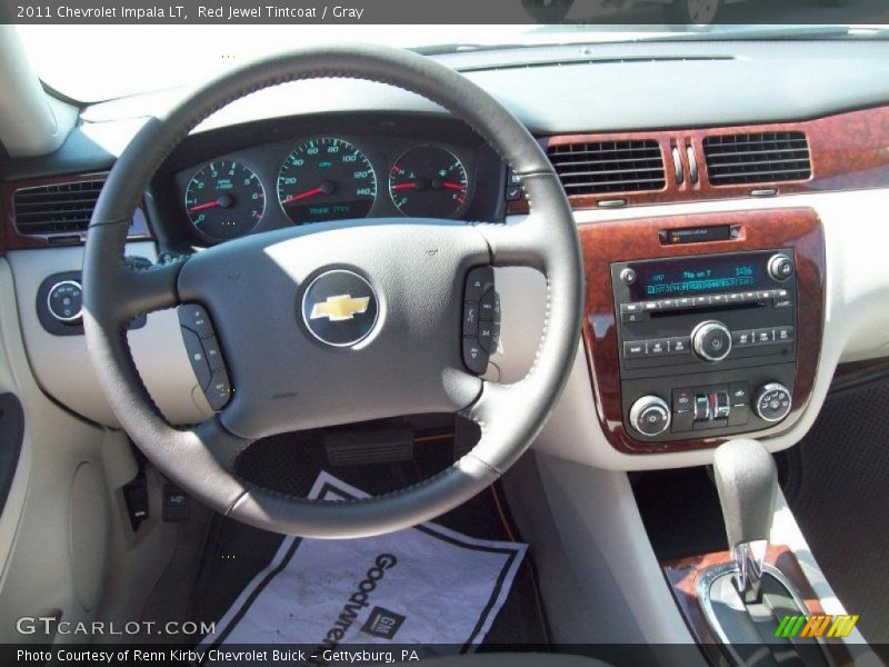 Red Jewel Tintcoat / Gray 2011 Chevrolet Impala LT
