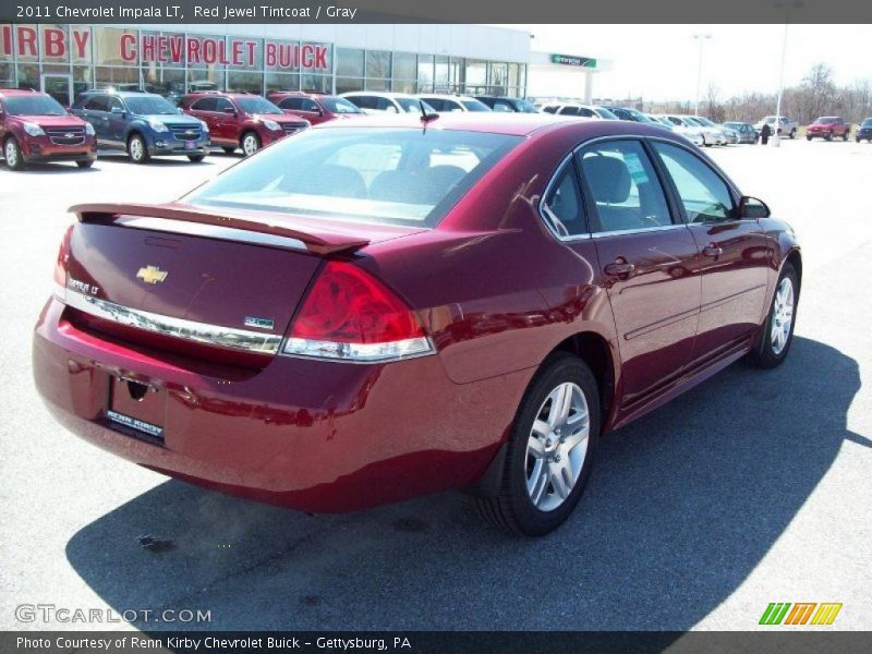 Red Jewel Tintcoat / Gray 2011 Chevrolet Impala LT