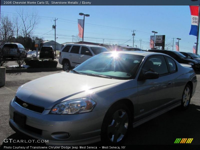 Silverstone Metallic / Ebony 2006 Chevrolet Monte Carlo SS