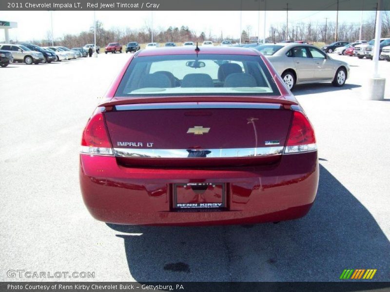 Red Jewel Tintcoat / Gray 2011 Chevrolet Impala LT