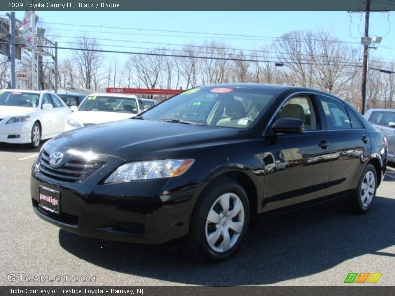 Black / Bisque 2009 Toyota Camry LE