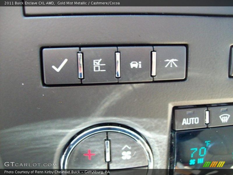 Gold Mist Metallic / Cashmere/Cocoa 2011 Buick Enclave CXL AWD