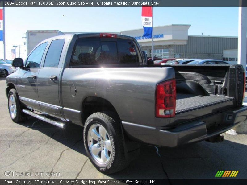 Graphite Metallic / Dark Slate Gray 2004 Dodge Ram 1500 SLT Sport Quad Cab 4x4