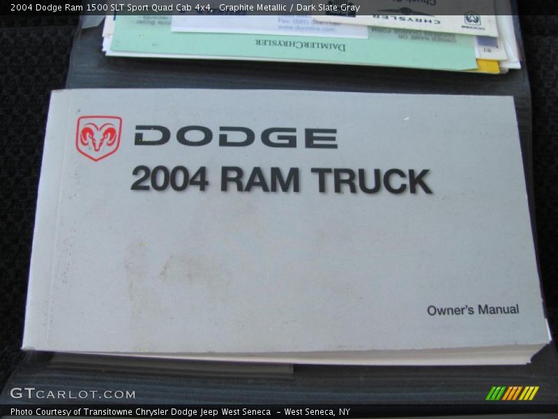Graphite Metallic / Dark Slate Gray 2004 Dodge Ram 1500 SLT Sport Quad Cab 4x4