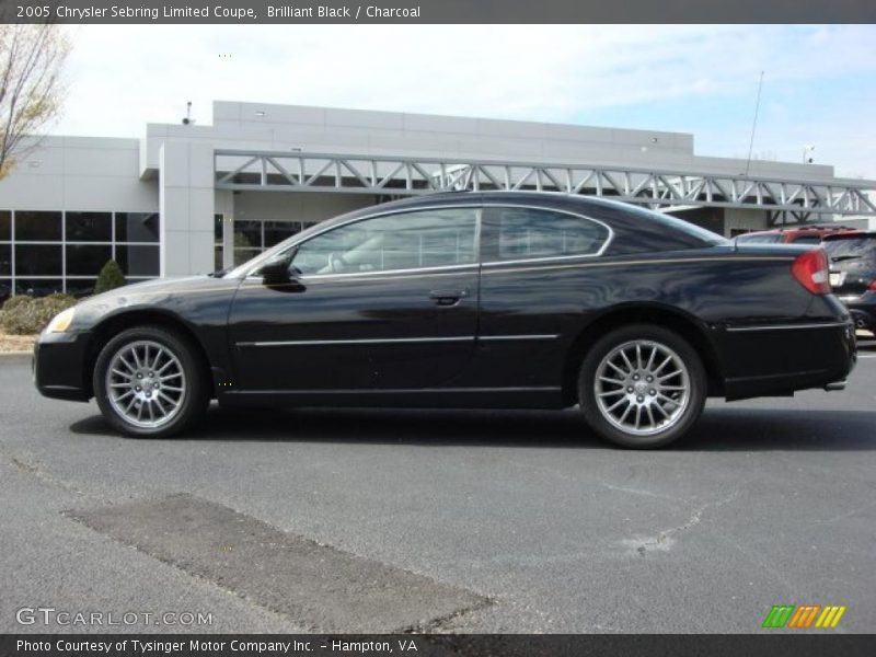 Brilliant Black / Charcoal 2005 Chrysler Sebring Limited Coupe