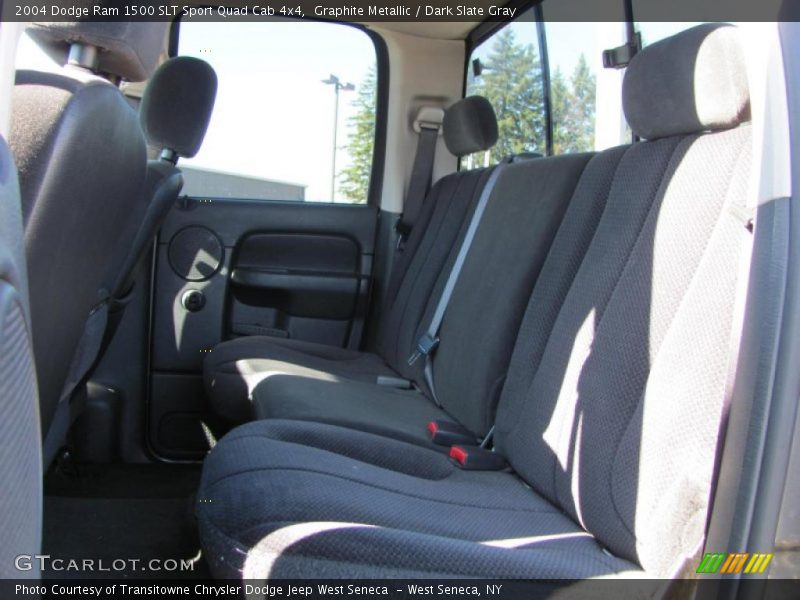 Graphite Metallic / Dark Slate Gray 2004 Dodge Ram 1500 SLT Sport Quad Cab 4x4