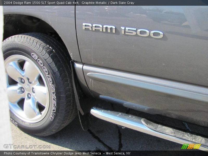 Graphite Metallic / Dark Slate Gray 2004 Dodge Ram 1500 SLT Sport Quad Cab 4x4