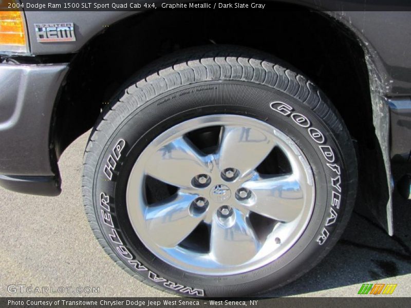 Graphite Metallic / Dark Slate Gray 2004 Dodge Ram 1500 SLT Sport Quad Cab 4x4