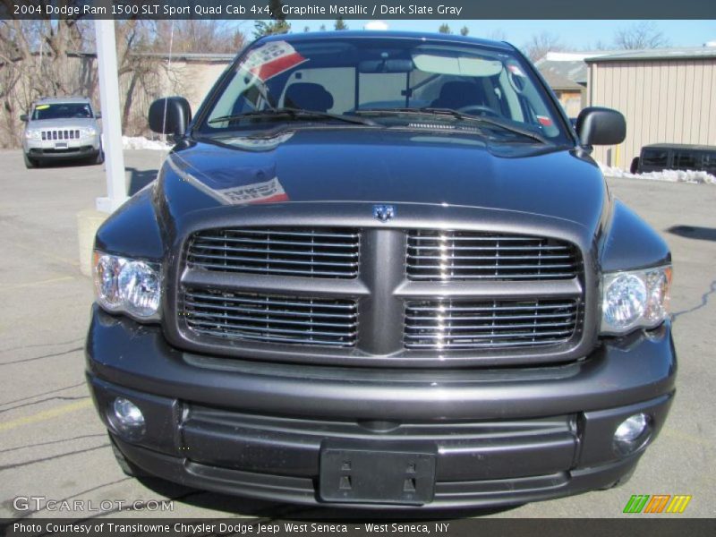 Graphite Metallic / Dark Slate Gray 2004 Dodge Ram 1500 SLT Sport Quad Cab 4x4