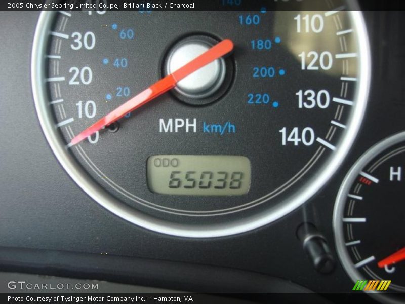 Brilliant Black / Charcoal 2005 Chrysler Sebring Limited Coupe