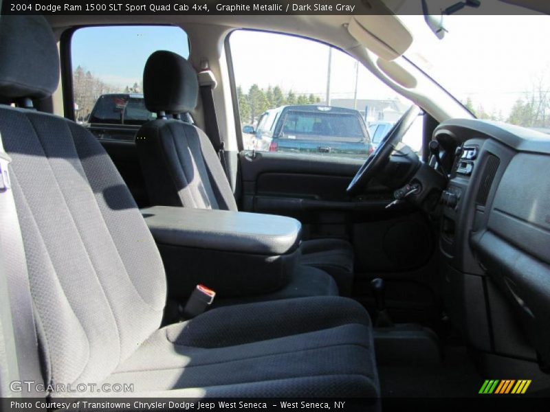 Graphite Metallic / Dark Slate Gray 2004 Dodge Ram 1500 SLT Sport Quad Cab 4x4
