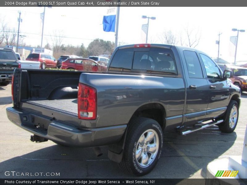 Graphite Metallic / Dark Slate Gray 2004 Dodge Ram 1500 SLT Sport Quad Cab 4x4