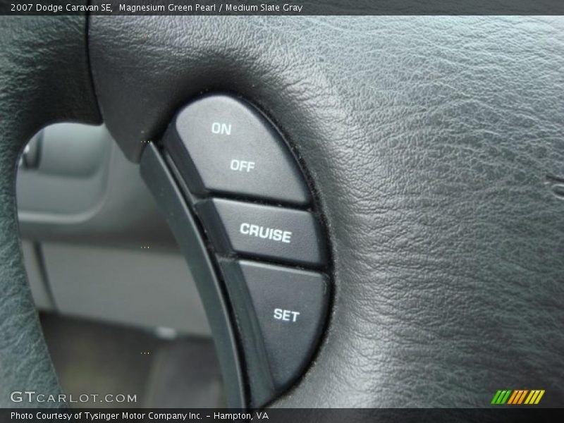 Controls of 2007 Caravan SE