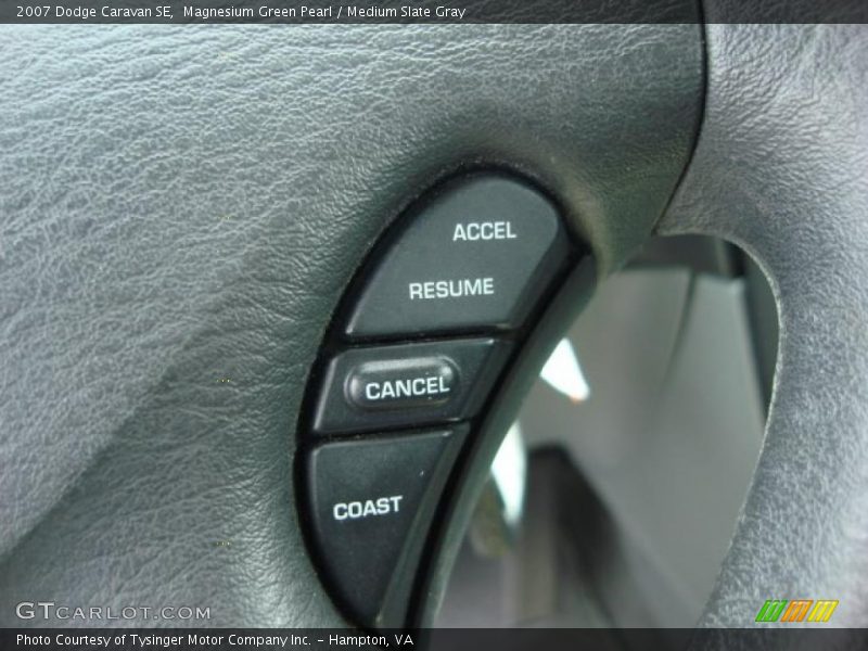 Controls of 2007 Caravan SE