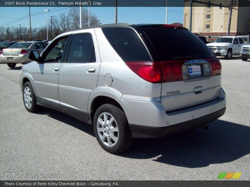 Platinum Metallic / Gray 2007 Buick Rendezvous CX