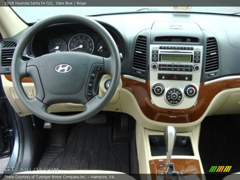 Dashboard of 2008 Santa Fe GLS