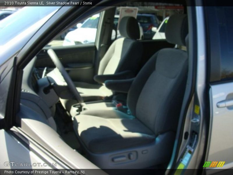 Silver Shadow Pearl / Stone 2010 Toyota Sienna LE