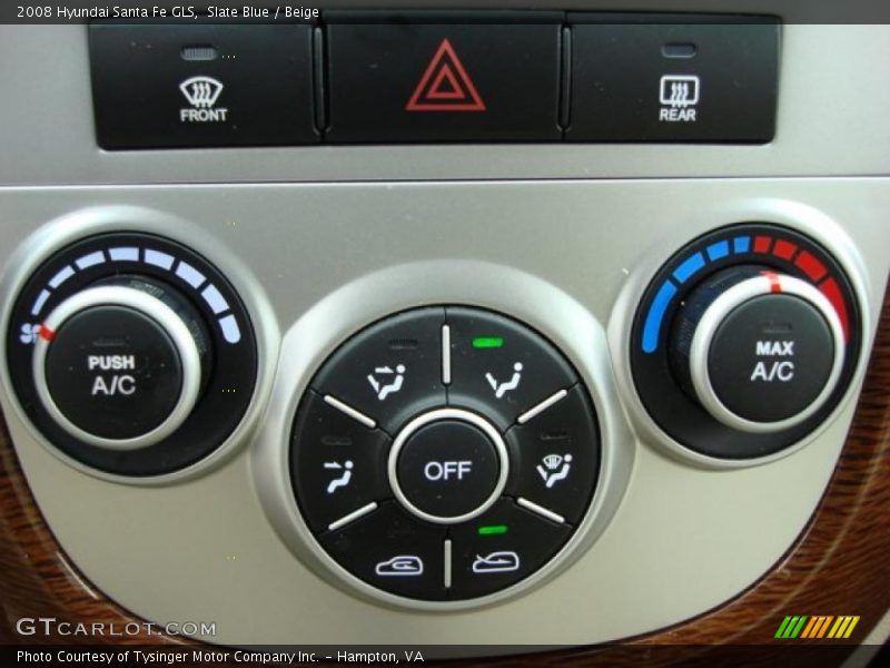 Controls of 2008 Santa Fe GLS