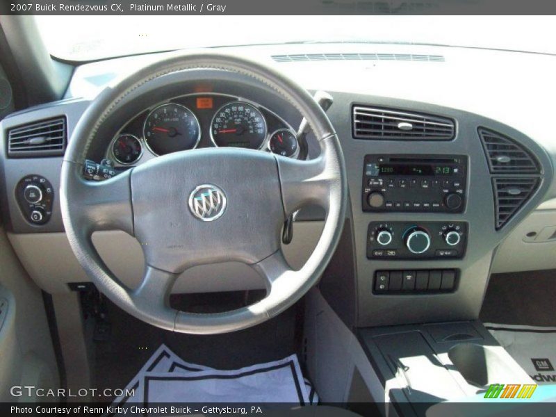 Platinum Metallic / Gray 2007 Buick Rendezvous CX