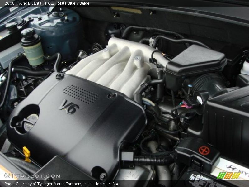  2008 Santa Fe GLS Engine - 2.7 Liter DOHC 24-Valve VVT V6