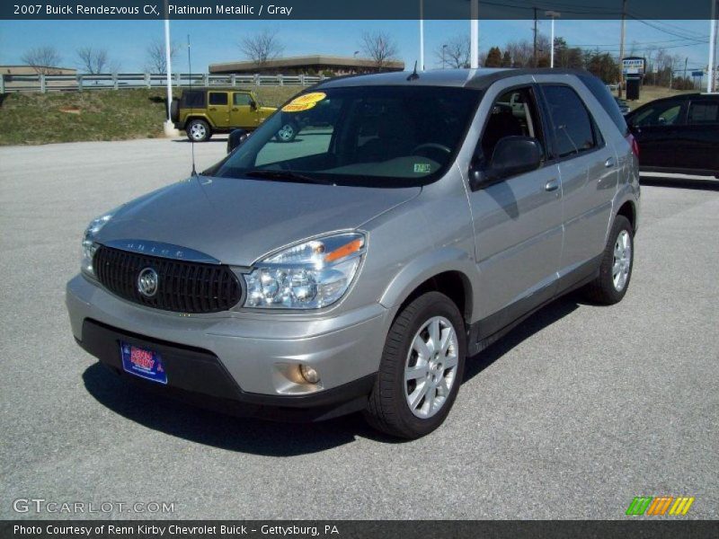 Platinum Metallic / Gray 2007 Buick Rendezvous CX