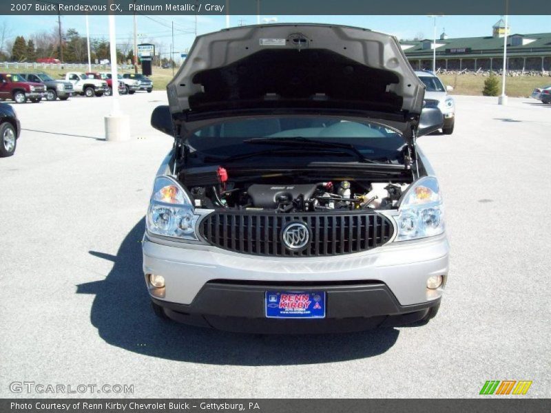 Platinum Metallic / Gray 2007 Buick Rendezvous CX