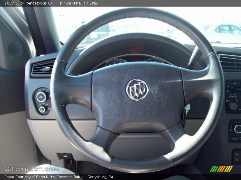 Platinum Metallic / Gray 2007 Buick Rendezvous CX