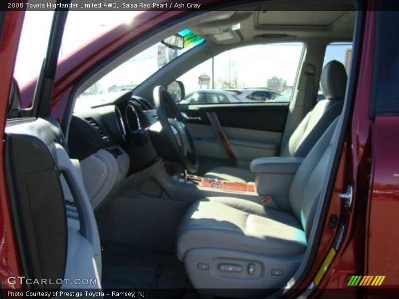 Salsa Red Pearl / Ash Gray 2008 Toyota Highlander Limited 4WD