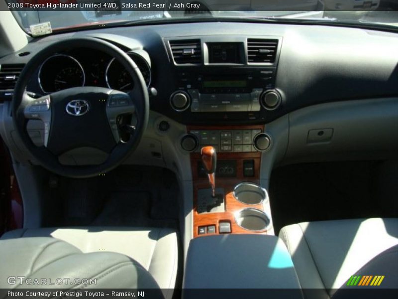 Salsa Red Pearl / Ash Gray 2008 Toyota Highlander Limited 4WD