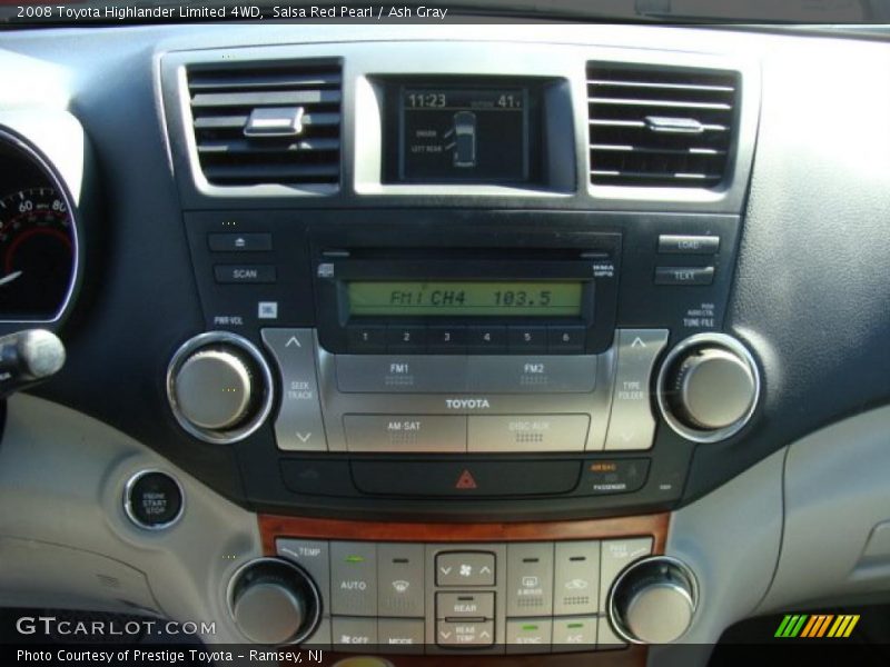 Salsa Red Pearl / Ash Gray 2008 Toyota Highlander Limited 4WD