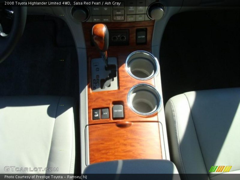 Salsa Red Pearl / Ash Gray 2008 Toyota Highlander Limited 4WD