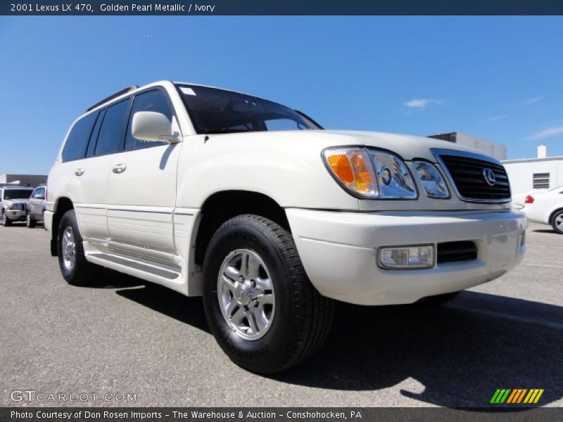 Golden Pearl Metallic / Ivory 2001 Lexus LX 470