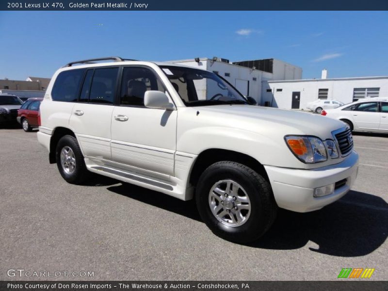 Golden Pearl Metallic / Ivory 2001 Lexus LX 470
