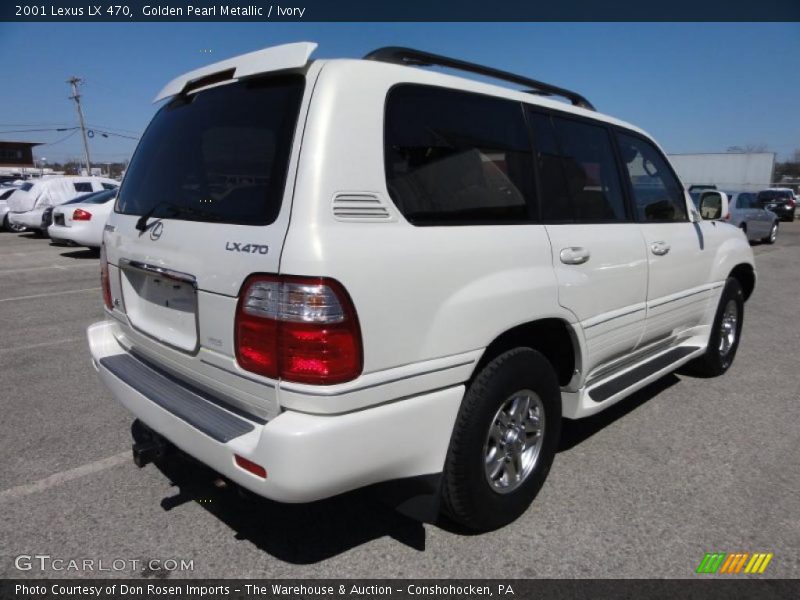 Golden Pearl Metallic / Ivory 2001 Lexus LX 470