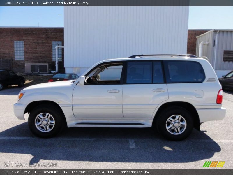 Golden Pearl Metallic / Ivory 2001 Lexus LX 470