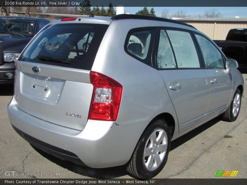 Fine Silver / Gray 2008 Kia Rondo LX V6