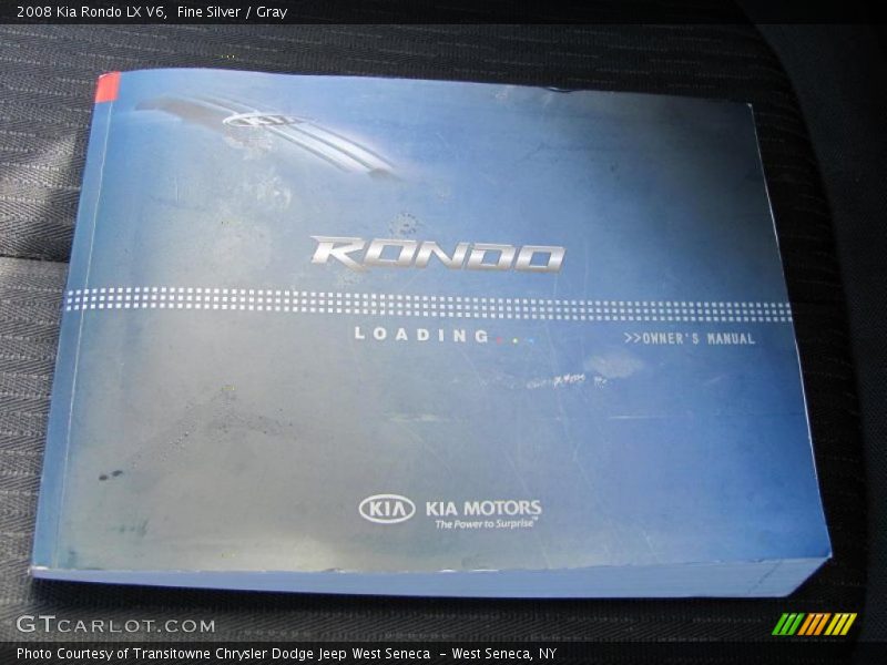 Fine Silver / Gray 2008 Kia Rondo LX V6