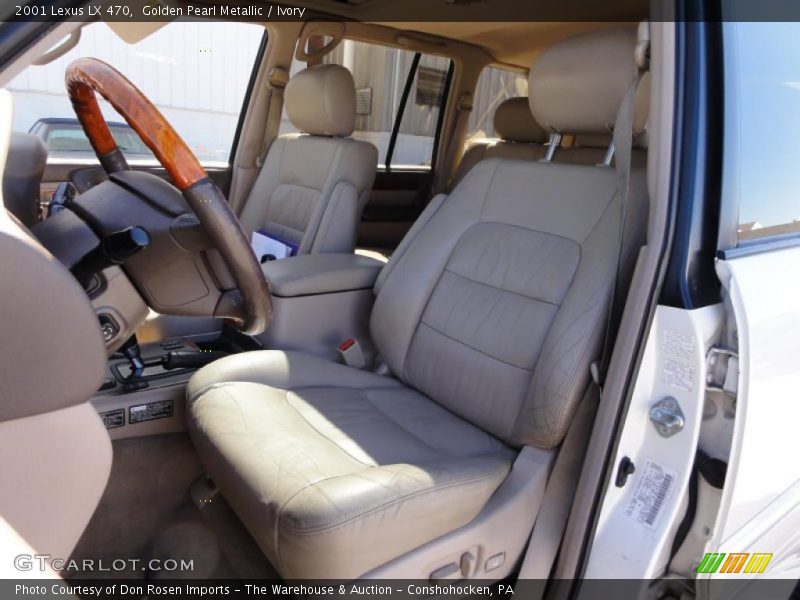 Golden Pearl Metallic / Ivory 2001 Lexus LX 470