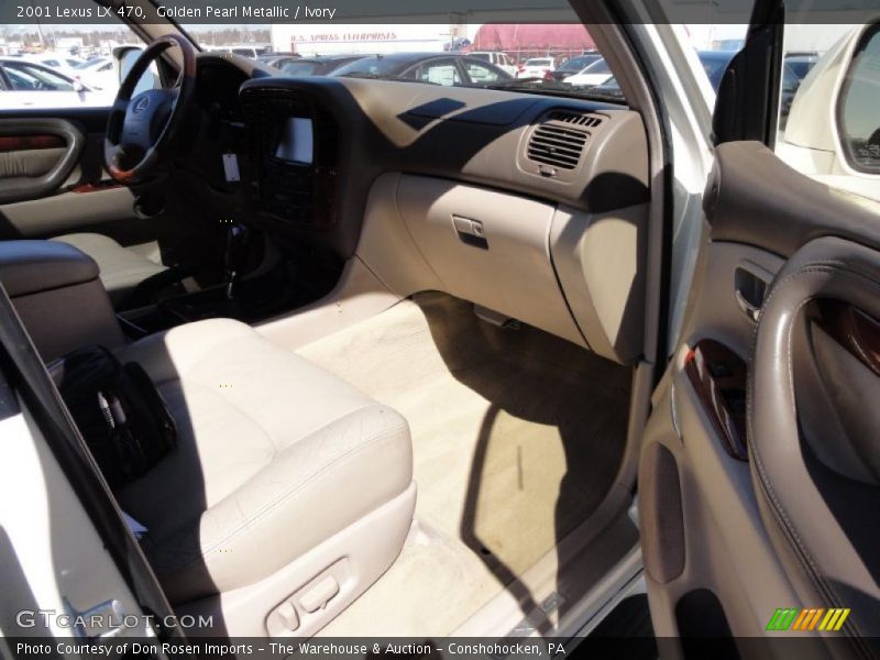 Golden Pearl Metallic / Ivory 2001 Lexus LX 470