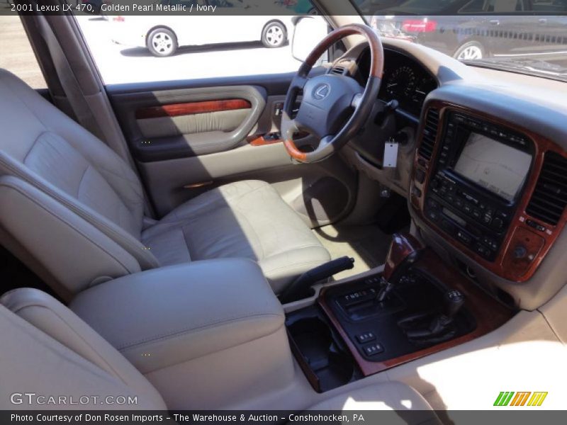Golden Pearl Metallic / Ivory 2001 Lexus LX 470