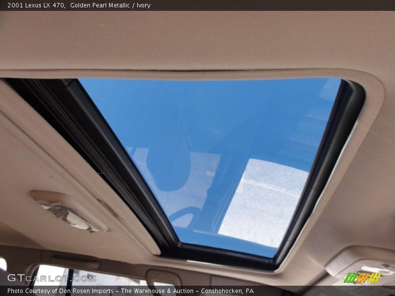 Golden Pearl Metallic / Ivory 2001 Lexus LX 470