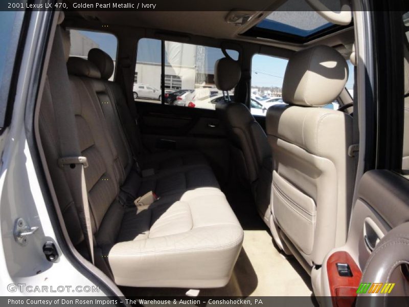 Golden Pearl Metallic / Ivory 2001 Lexus LX 470