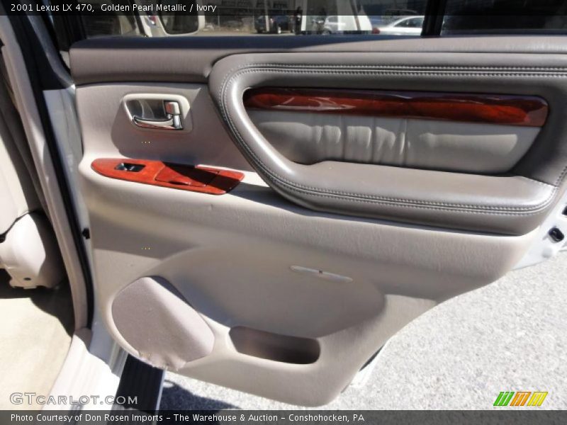 Golden Pearl Metallic / Ivory 2001 Lexus LX 470
