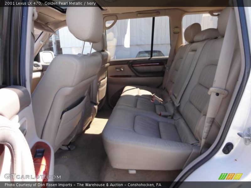Golden Pearl Metallic / Ivory 2001 Lexus LX 470