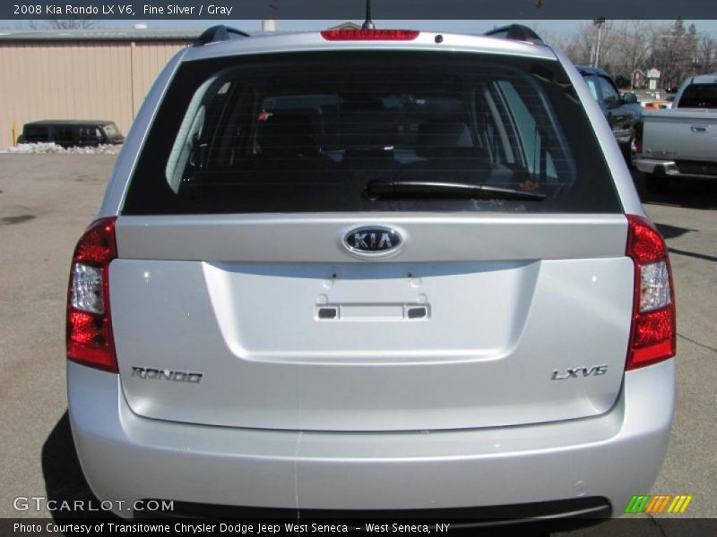 Fine Silver / Gray 2008 Kia Rondo LX V6